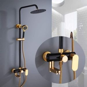 Black-gold shower set